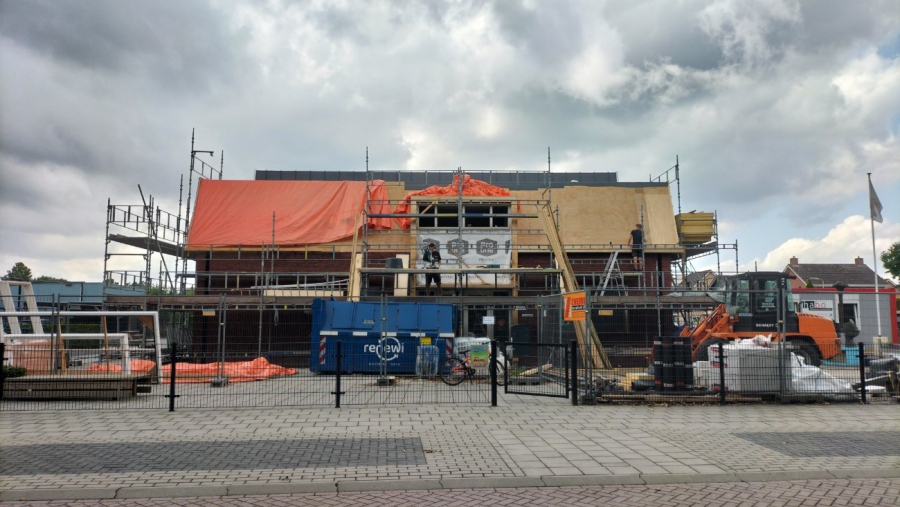 Er wordt hardt gewerkt